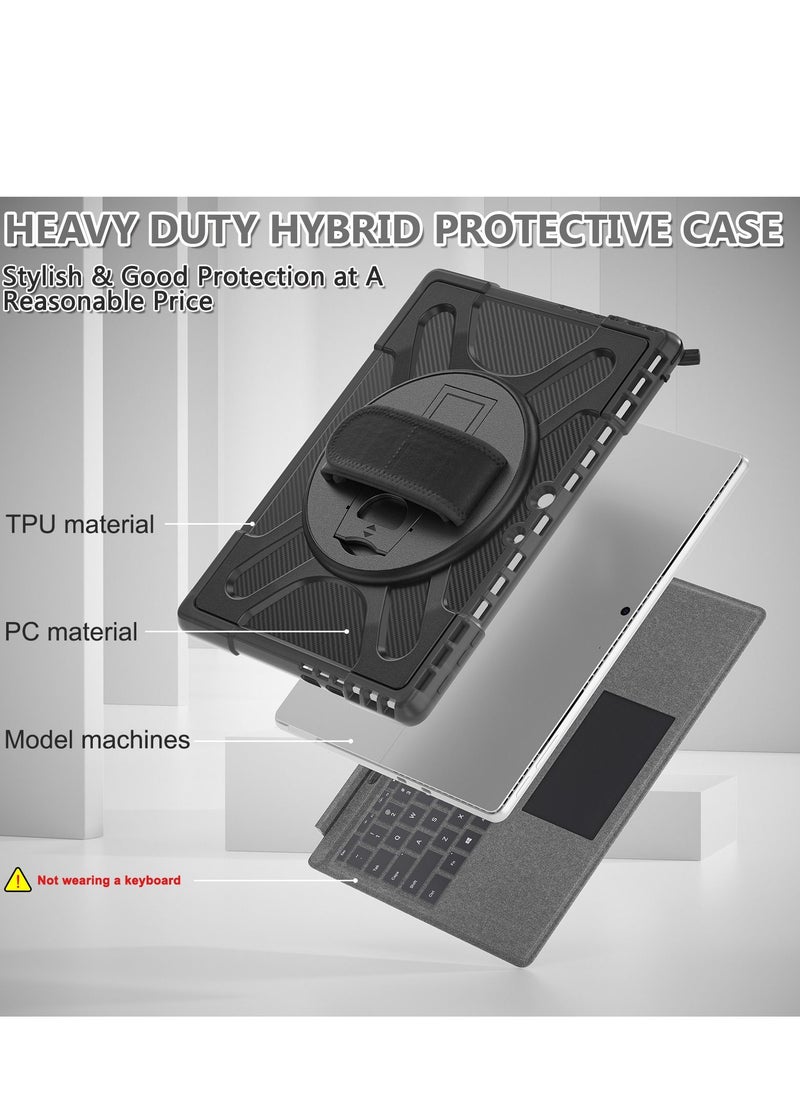 GULFLINK Back Cover Protect Case for Microsoft Surface Pro 9 13inch Black  - Image 4