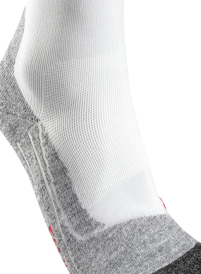 فلايك جوارب فالك الرجالية RU3 المريحة للجري، متوسطة الطول، مبطنة بطبقة سميكة، تصميم تشريحي، سريعة الجفاف وجيدة التهوية، مصنوعة من الليوسيل العضوي، أبيض (أبيض مختلط 2020)، مقاس 6.5-8.5، زوج واحد - Image 4