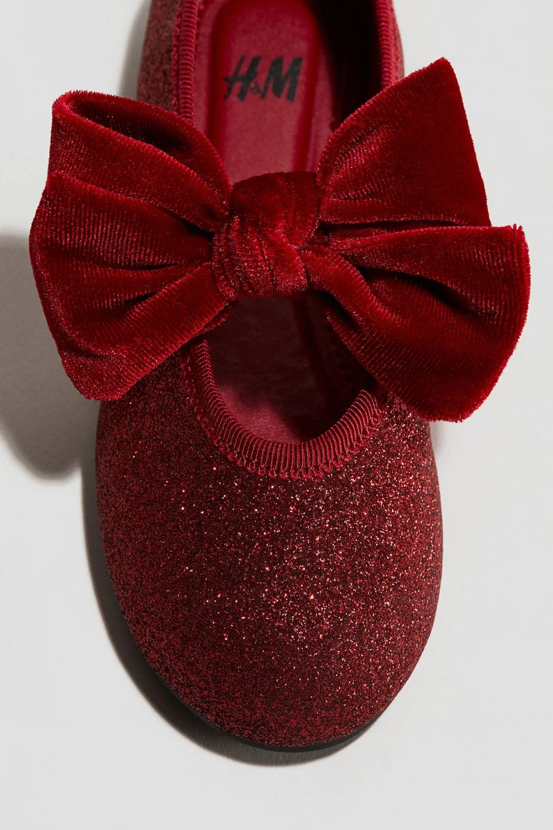 H&M Bow-detail ballet pumps