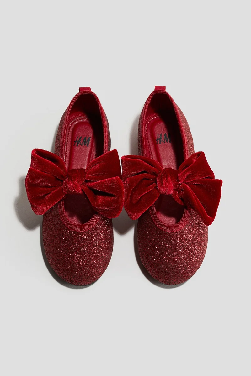 H&M Bow-detail ballet pumps