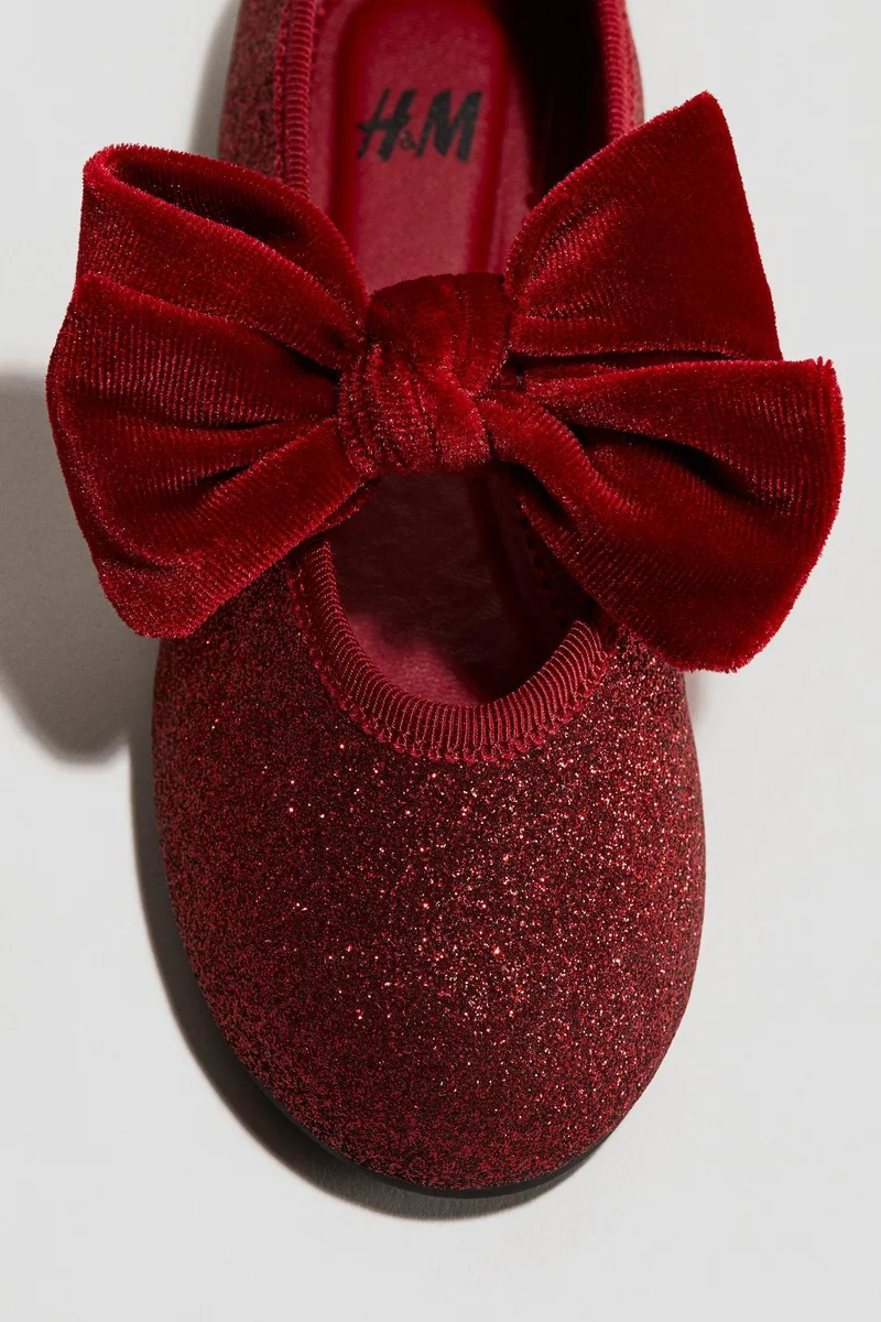 H&M Bow-detail ballet pumps