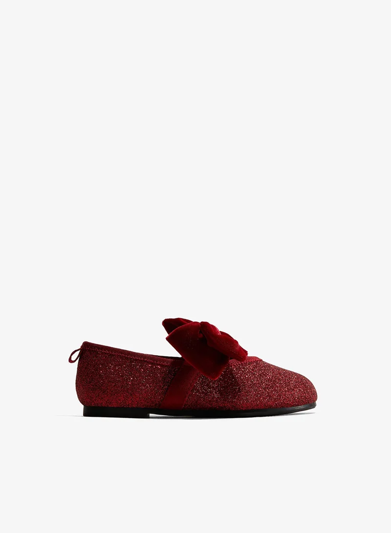 H&M Bow-detail ballet pumps