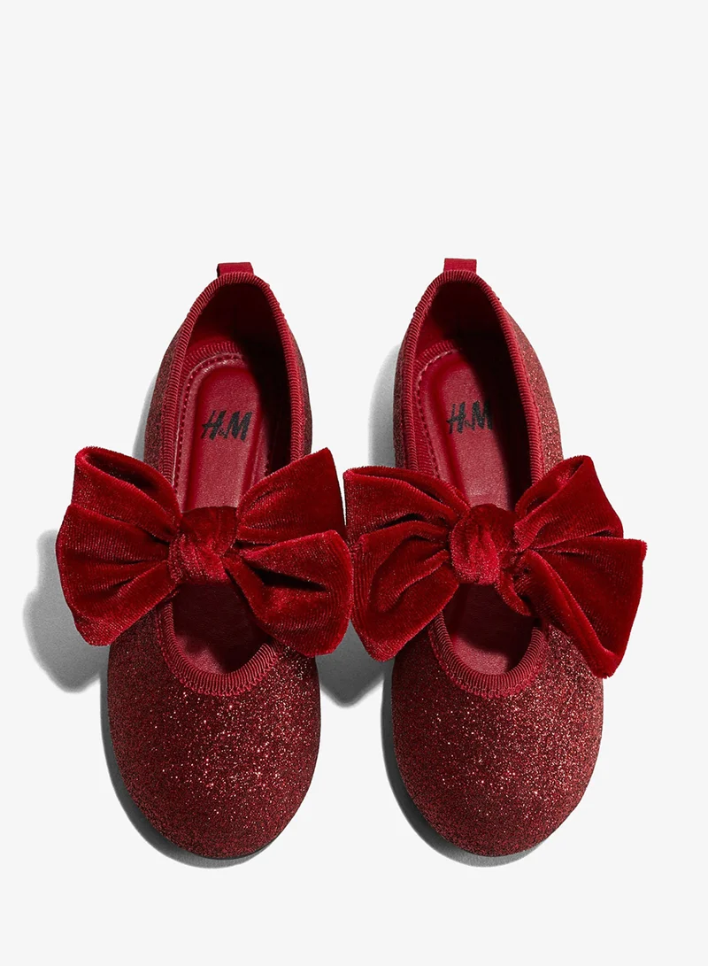 H&M  Bow-detail ballet pumps for Women | Best Price UAE