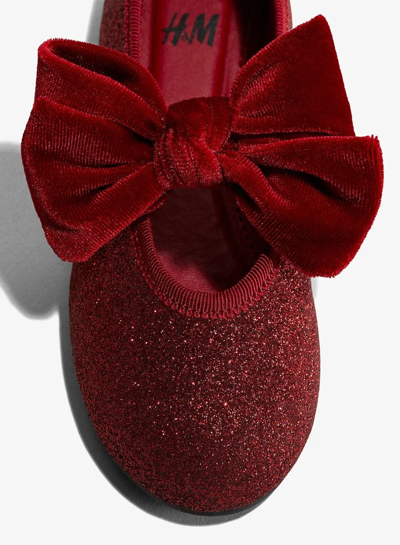 H&M Bow-detail ballet pumps