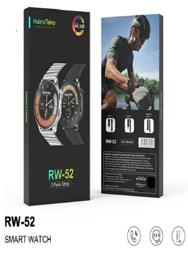 Haino Teko Haino Teko RW-52 Smartwatch With 3 Extra Pairs Strap  - Image 1