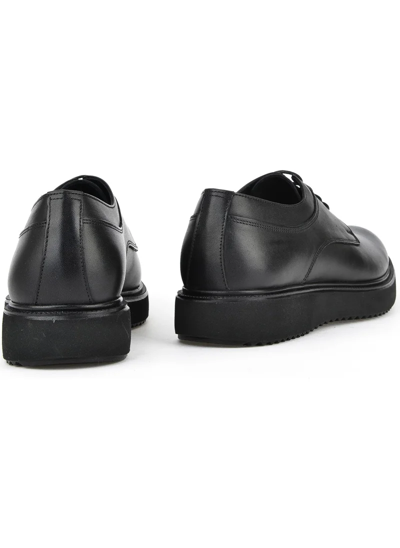زيا Leather Men's Shoes 143744Z6002 Black