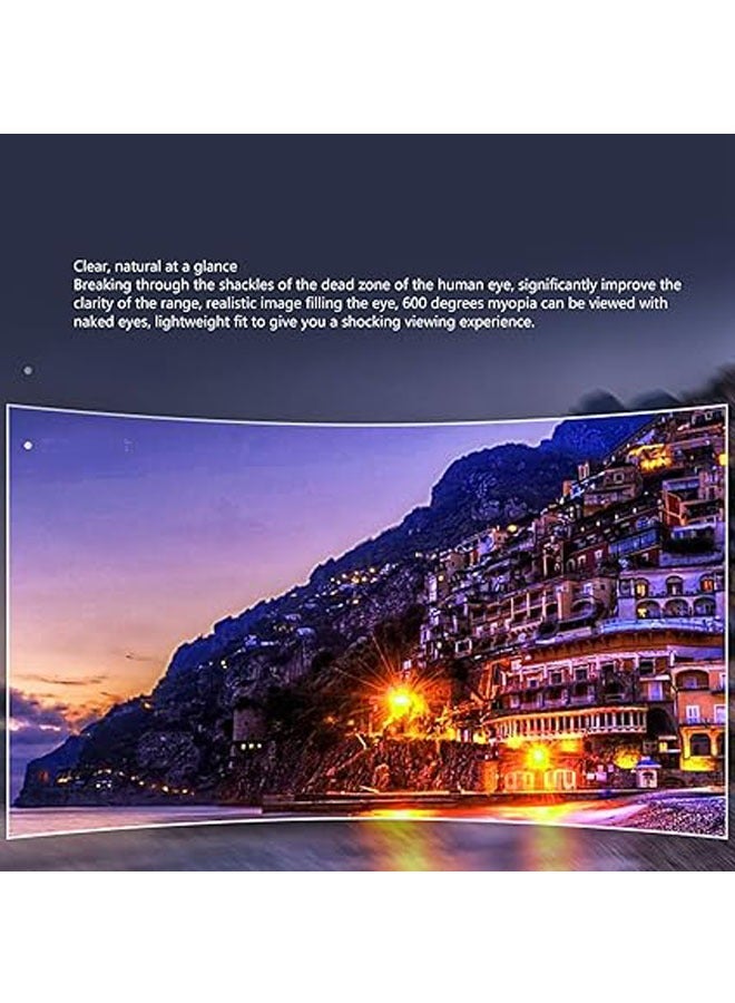 general Virtual reality glasses for Android phones iOS 3.5-7 inches, virtual reality glasses with blue light lenses and noise-canceling headphones - Image 2