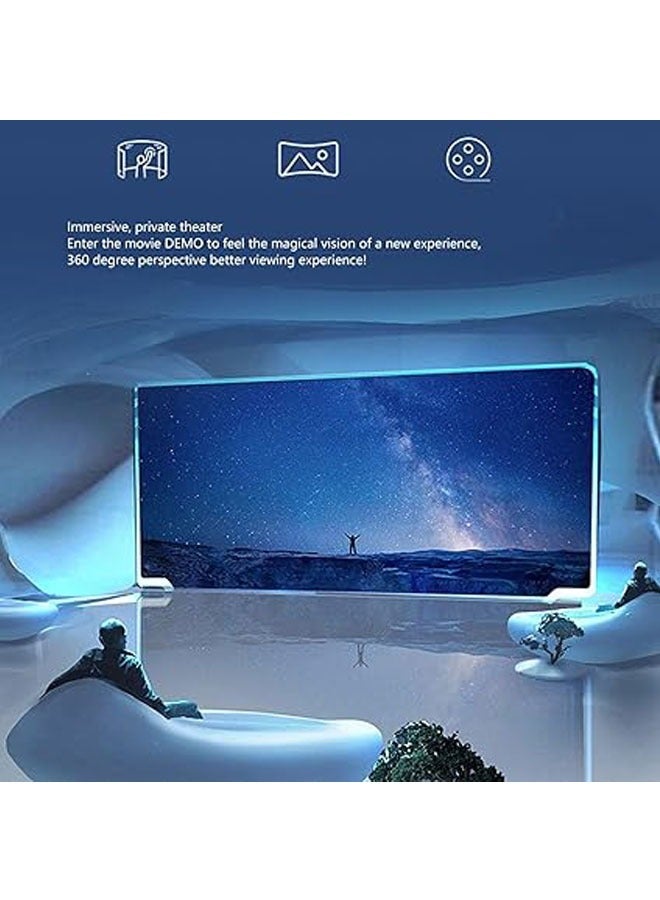 general Virtual reality glasses for Android phones iOS 3.5-7 inches, virtual reality glasses with blue light lenses and noise-canceling headphones - Image 4