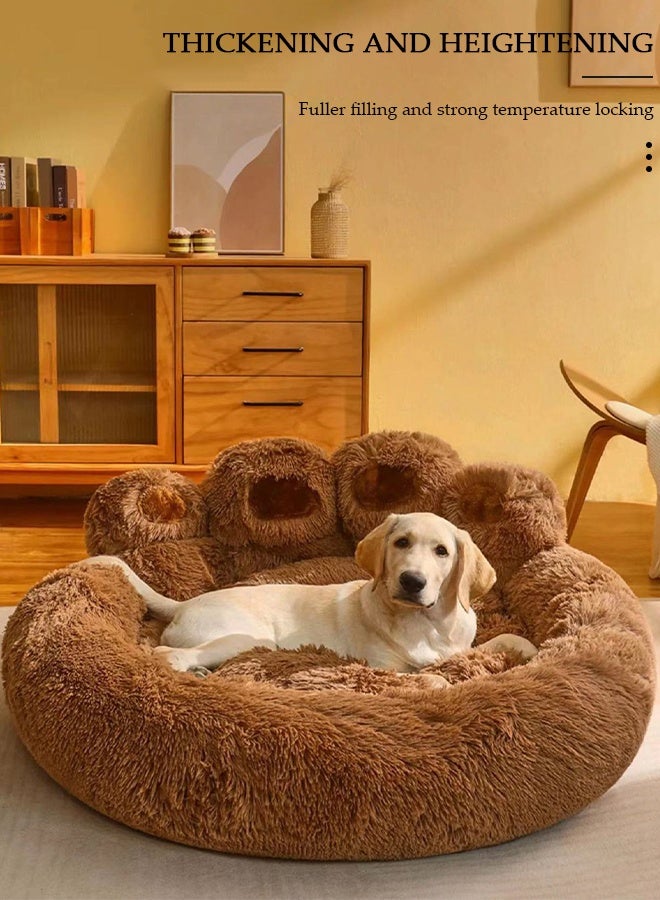 DUNISO Dog & Cat Bed,Pet Bed, Washable Dog Bed Deluxe Plush Dog Beds for Medium, Small Dogs ,Warm Puppy Kitty Sleeping Bed Pet Basket Bed - Image 3