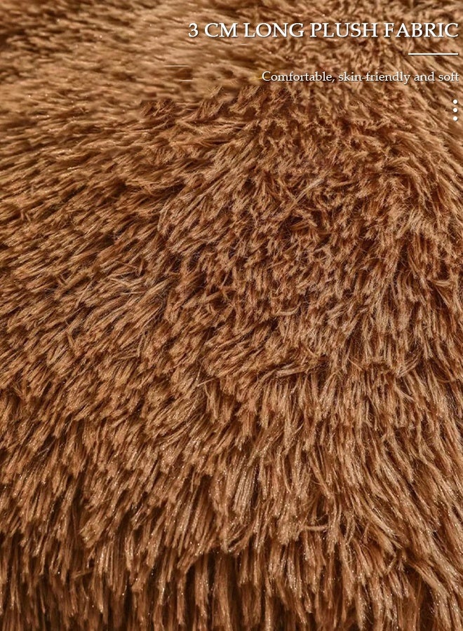 DUNISO Dog & Cat Bed,Pet Bed, Washable Dog Bed Deluxe Plush Dog Beds for Medium, Small Dogs ,Warm Puppy Kitty Sleeping Bed Pet Basket Bed - Image 5