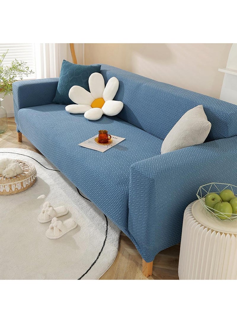 Y&D Stretch Chair Sofa Slipcover Non Slip Soft Couch Sofa Cover, Washable Furniture Protector with Non Slip Foam and Elastic Bottom for Kids, Pets Single seat - Image 1