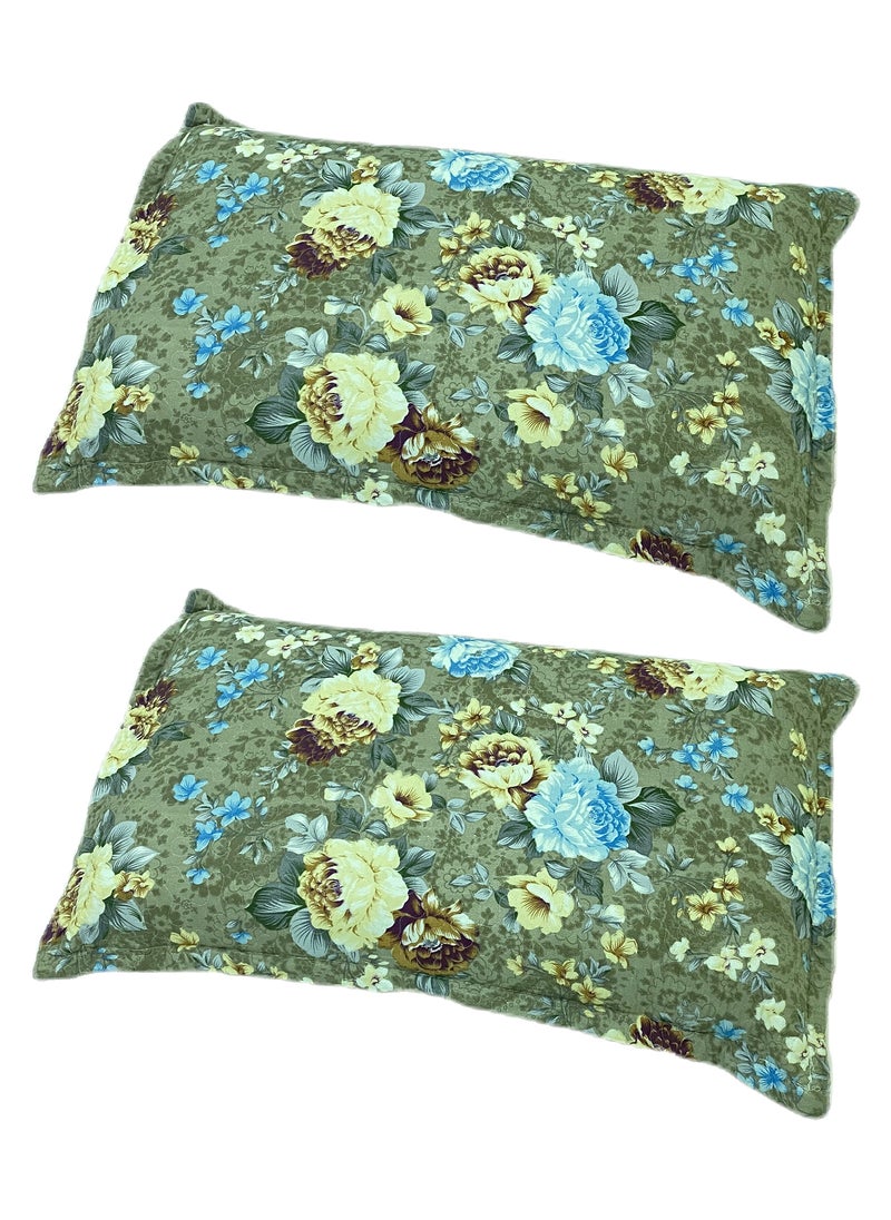 Sleep night Floral 2 Piece Pillow Case Set 50x75cm  - Image 1