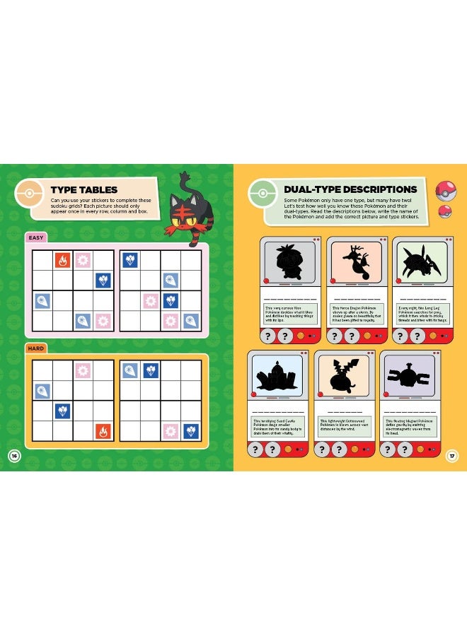 POKÉMON ULTIMATE TYPES STICKER SCENE: Full-Colour Illustrated Sticker Scene Activity Book for readers and Pokémon fans 6+ - Image 4