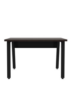 RIGID Steel Workstation Desk with Wooden Top Black 75x120x60cm  - Image 5