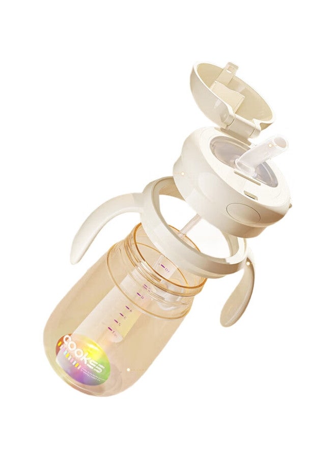 Cookss Baby Sippy Cup With Straw, Bottle For Infants And Toddlers, 6 Months To 3 Years Old, Large Capacity Water Cup And Bottle, Ppsu Material - Image 1
