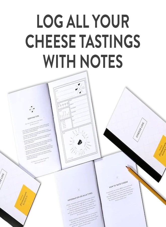 Formaticum Cheese Log & Pocket Journal - Must Have for Cheese Lovers for Making Cheese Notes and Journaling - Space for 55 entries - Cheese Book Measures 6 by 3.75 inch - Image 2
