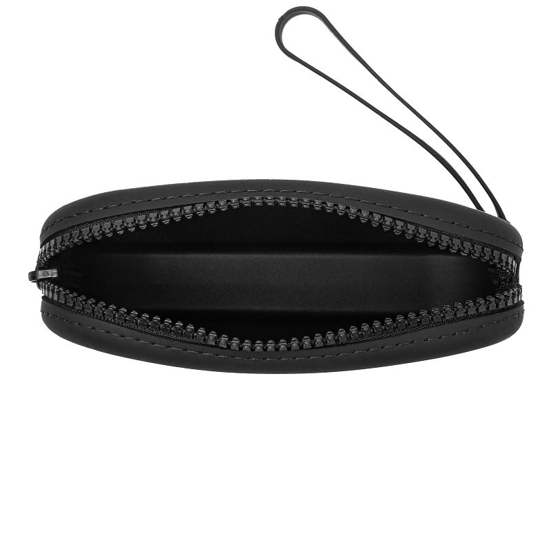 Jovakit Small Portable Silicone Makeup Bag For Women  Travel Waterproof Toiletry Cosmetic Bag Gifts For Women  Zipper Closure Makeup Case With Handle (Black) - Image 2