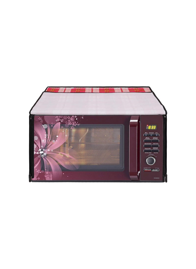 Lithara Lithara Printed Waterproof Microwave Oven Cover for IFB 25L Model 25SC3 Cam09 Multicolor  - Image 3
