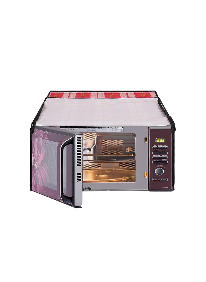 Lithara Lithara Printed Waterproof Microwave Oven Cover for IFB 25L Model 25SC3 Cam09 Multicolor  - Image 4