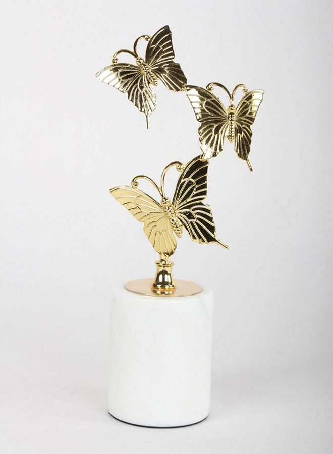 Home Office Decoration Art Metal Butterfly Abstract Sculpture Handicraft - Image 1