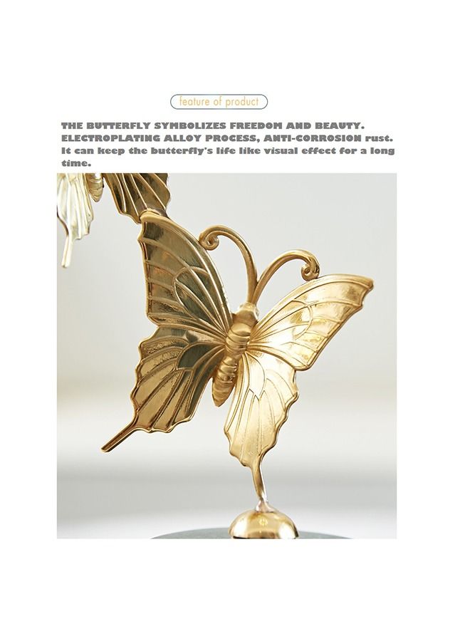 Home Office Decoration Art Metal Butterfly Abstract Sculpture Handicraft - Image 2