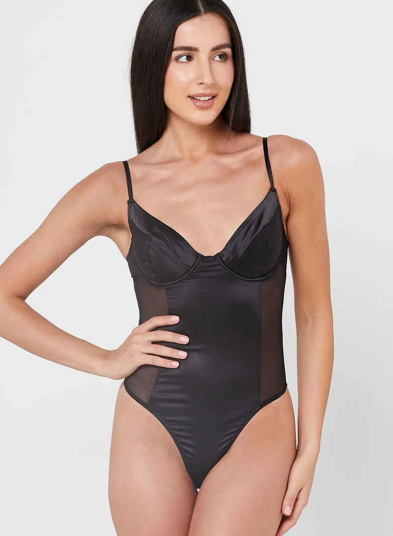 Ann Summers Strappy High Leg Bodysuit