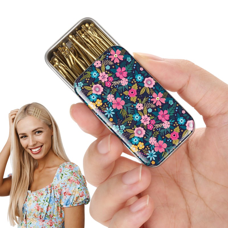 HCYPCV Blonde Bobby Pins, Pain-Free Hair Clips, Best Size 2in for Women and Girls (Golden -01) - Image 1