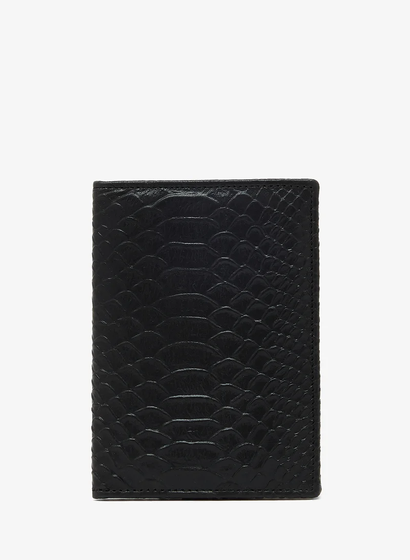Genuine leather passport holder, card holder and pen Gift Set