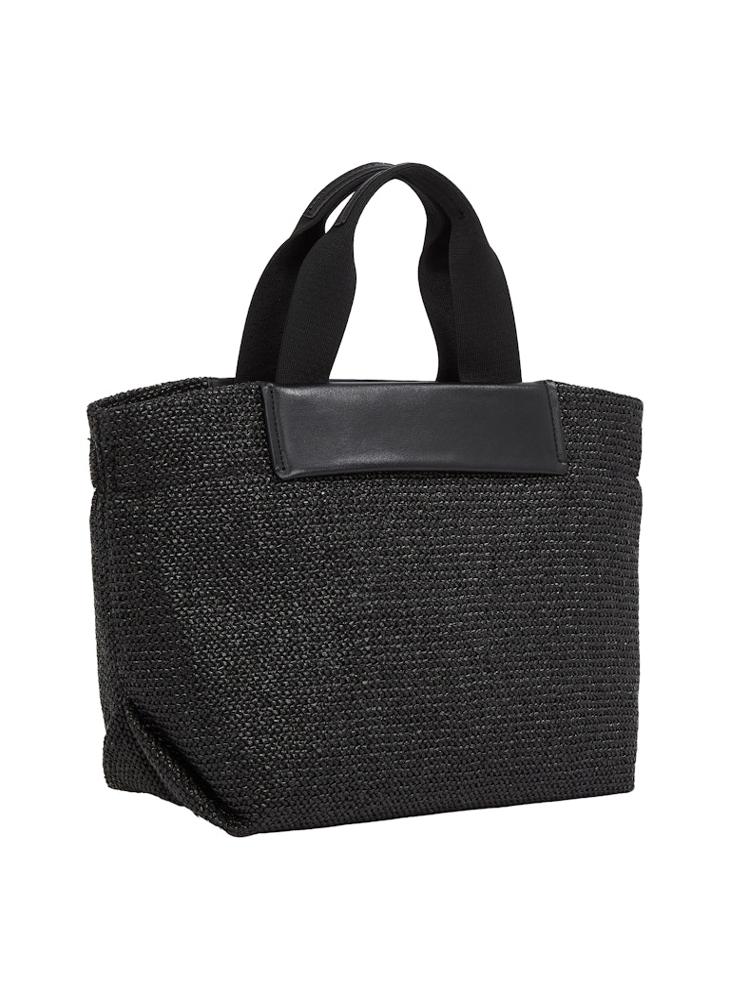 CALVIN KLEIN RAFFIA SMALL CROSSBODY TOTE BAG  - Image 2