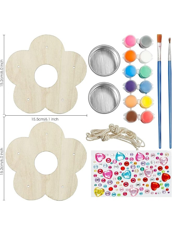 Gooidea Kids Arts and Crafts Bird Feeders for Outside, 2-Pack DIY Wooden Paint Kits Outdoor Toys for Boys & Girls Age 3-5 4-8 8-12 - Image 3