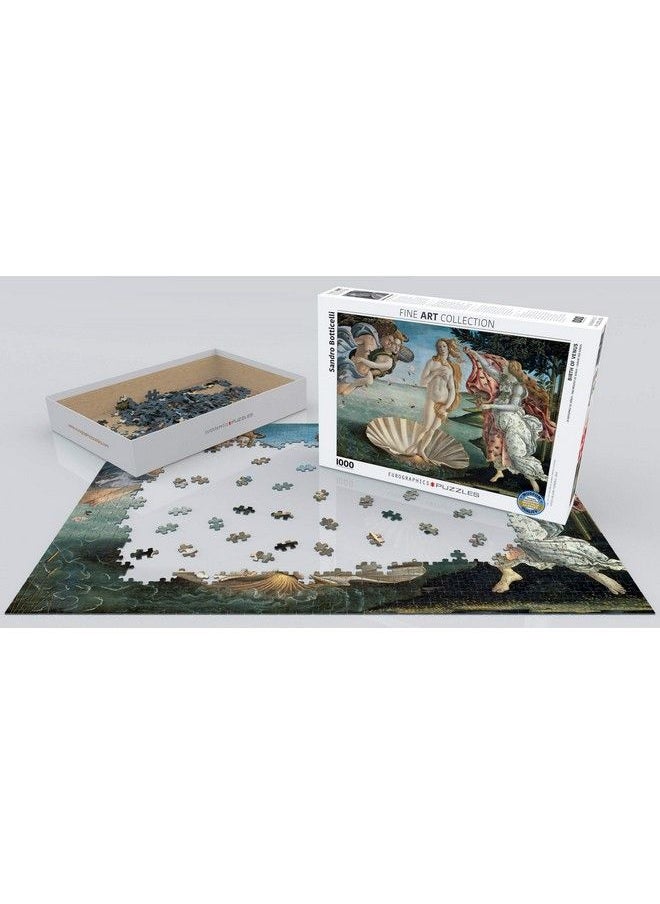 eurographics لغز ميلاد فينوس لبوتيتشيلي مكون من 1000 قطعة  - Image 4