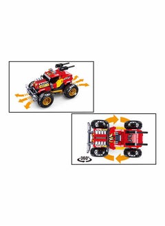 Sluban Off-road Vehicle Building Set 265 Pieces, With Remote Conrtol, For Ages 8+ Years Old - Red  - Image 4