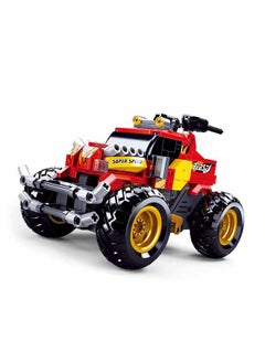 Sluban Off-road Vehicle Building Set 265 Pieces, With Remote Conrtol, For Ages 8+ Years Old - Red  - Image 2