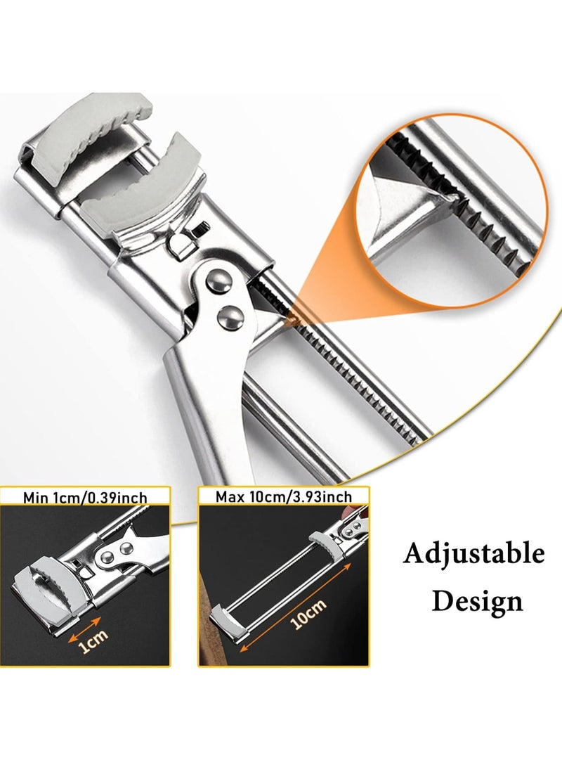 Oasisgalore Adjustable Jar Opener for Weak Hands, Multifunctional Stainless Steel Lid Gripper for Jars and Bottles. - Image 5