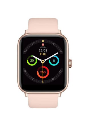 Swiss Military Alps Smart watch,100 Songs Storage, Heart Rate/Stress/Blood Pressure/Oxygen level Monitoring, Water Resistance: IP67, Battery Life 5to7 Days, Compatibility: IOS/Android-Pink - pzsku/Z1CD3636655888A4CF443Z/45/_/1666085671/dd604292-62de-44e1-9ad4-0369b6dcc59c