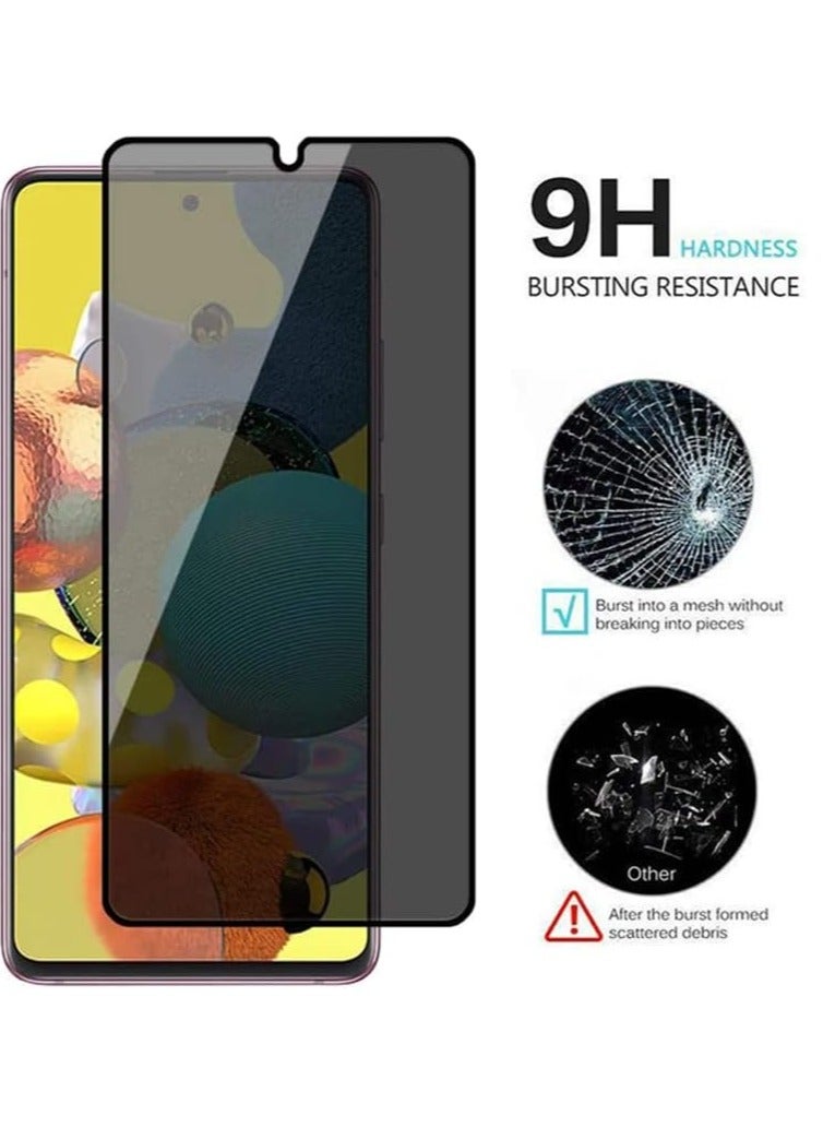 MIGOFAST Samsung Galaxy A55 5G Privacy Glass Screen Protector Anti-Spy Tempered Glass Film 9H Hardness Scratch Resistant Bubble Free Glass Screen Protector A55 - Image 4