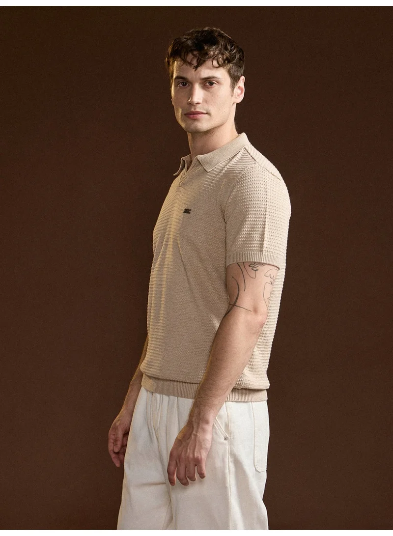 ذا بير هاوس تيشيرت بولو رجالي قطن ناعم ومريح مناسب للصيف والأنشطة الخارجية