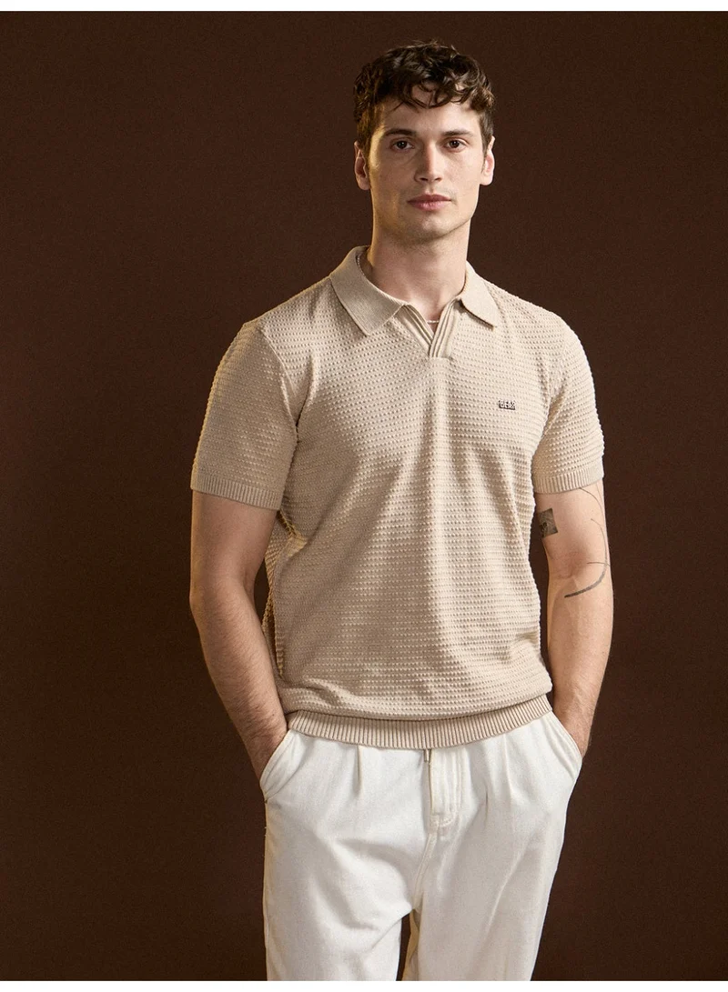 ذا بير هاوس تيشيرت بولو رجالي قطن ناعم ومريح مناسب للصيف والأنشطة الخارجية