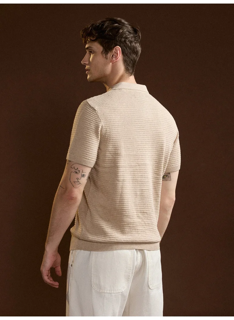 ذا بير هاوس تيشيرت بولو رجالي قطن ناعم ومريح مناسب للصيف والأنشطة الخارجية