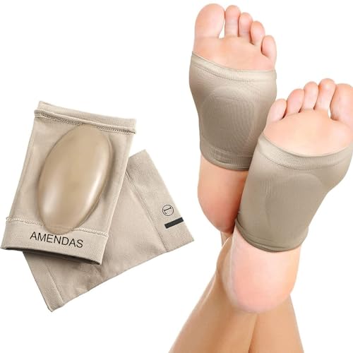 AMENDAS Arch Support for Flat Feet, Insole for Plantar Fasciitis, Foot Alignment Socks for Pain Relief, Women's Foot Band, Multicolor - Image 1