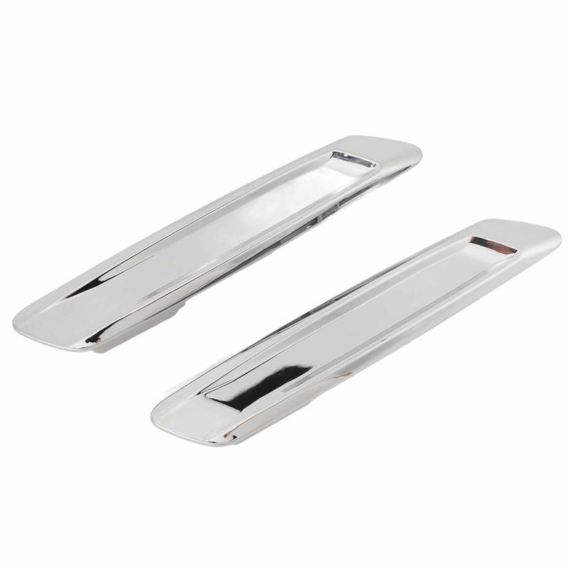 1 Pair Side Mudguard Trim Finisher 51137336645 Left Right Chrome Front Mudguard Panel Marker Finisher for 5 Series F10 F11 LCI 2014 to 2018 - Image 2