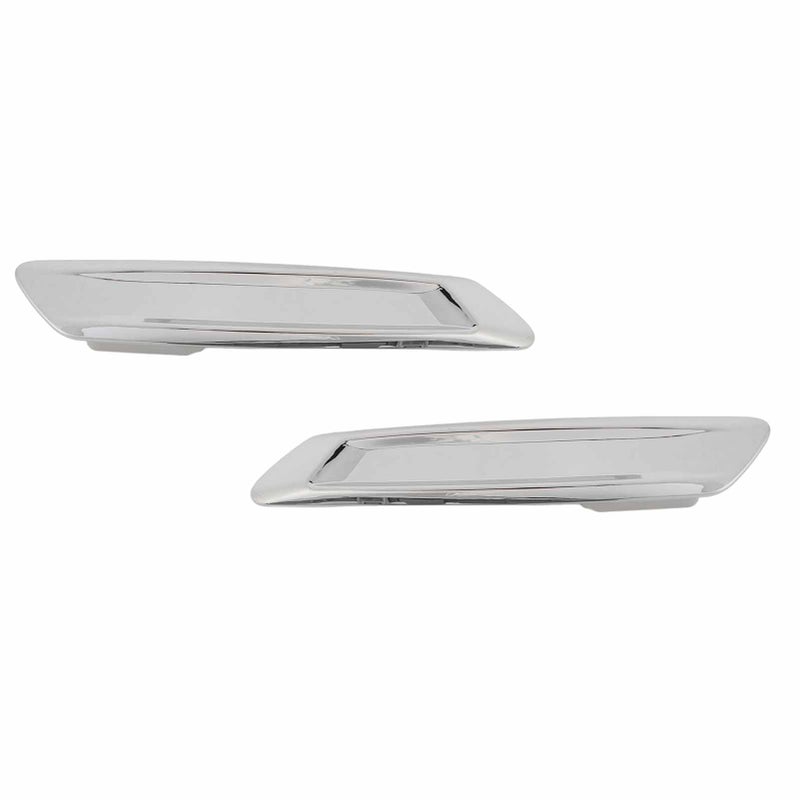 1 Pair Side Mudguard Trim Finisher 51137336645 Left Right Chrome Front Mudguard Panel Marker Finisher for 5 Series F10 F11 LCI 2014 to 2018 - Image 3