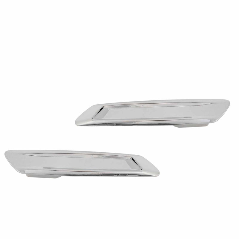 1 Pair Side Mudguard Trim Finisher 51137336645 Left Right Chrome Front Mudguard Panel Marker Finisher for 5 Series F10 F11 LCI 2014 to 2018 - Image 5