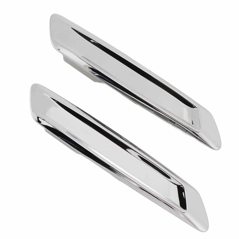 1 Pair Side Mudguard Trim Finisher 51137336645 Left Right Chrome Front Mudguard Panel Marker Finisher for 5 Series F10 F11 LCI 2014 to 2018 - Image 4