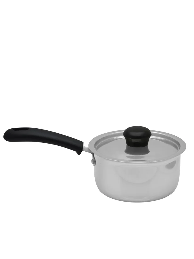 راج راج ستيل مقلاة صلصة بغطاء متوسطة