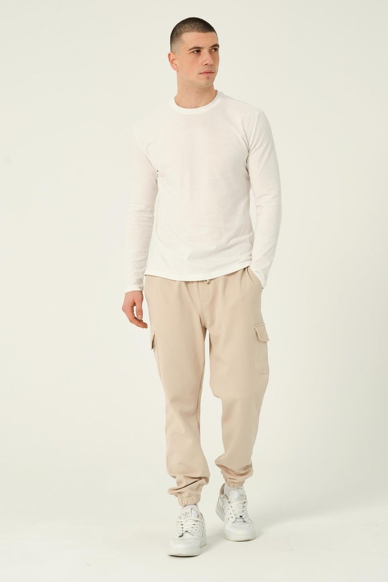RICH Men's Cargo Pants Scuba Sweatpants  - Image 1