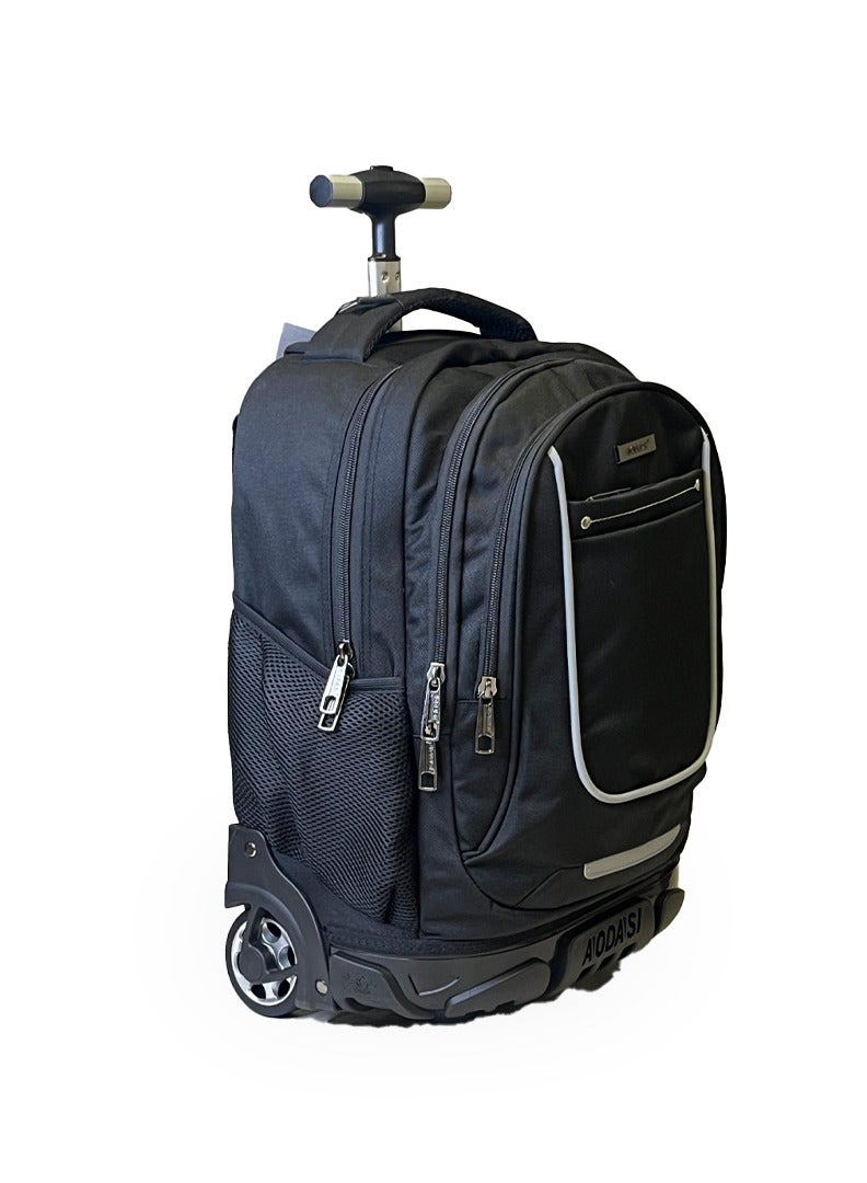 AODASI Trolley School Bag, School Bags for Girls and boys Trolley Bag for Kids Travel Bag Trolley Luggage backpack multi useful - Image 1