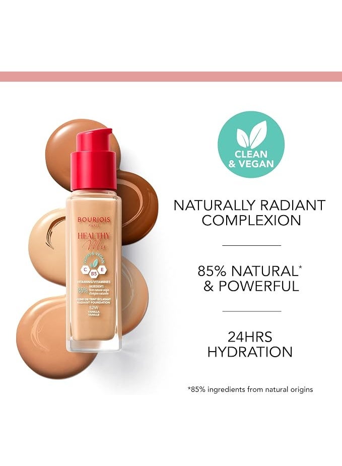 بورجوا باريس كريم الأساس الجديد "هيلثي ميكس" (Healthy Mix) من BOURJOIS PARIS - درجة 54 - Image 2
