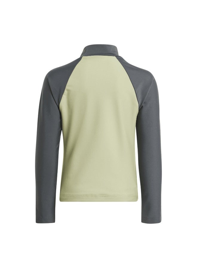 Adidas adidas Dy Lk Rashguard Green Swim Swimwear 1824  - Image 3