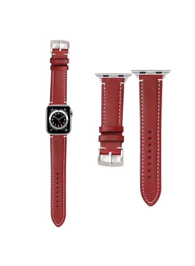 vesus Replacement Band for Apple Watch Series 6/SE/5/4/3/2/1 Red